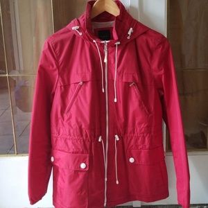 Braestan rain jacket in red